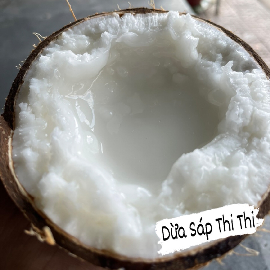 Dừa Sáp Bi Đặc (Trái 600gr-800gr)