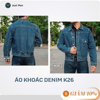 Áo Khoác Jean Nam Just Men K25/K26 | Áo Jean Nam Form Chuẩn, Cá Tính, Thời Trang Streetwear