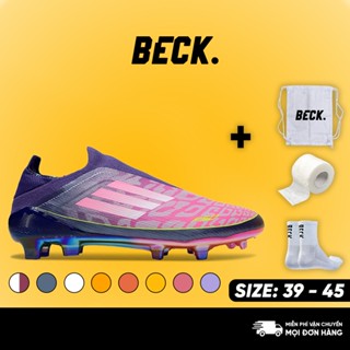 Giày Bóng Đá F50 Laceless Elite Không Dây SOCCER BECK, Đế Đinh FG, Bám Sân, Các Màu Sắc, Sân Cỏ Tự Nhiên