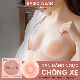  Hộp 2 Miếng Dán Nâng Ngực Chống Xệ Silicon Tàng Hình An Toàn Cho Da DAVICHI 780 