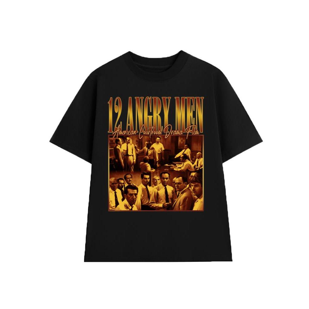 Áo Thun 12 Người Đàn Ông Giận Dữ - 12 Angry Men, IMDb Top 250 movies, Unisex Form Rộng Cotton Mềm