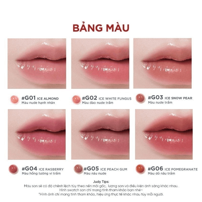 Son Bóng Dưỡng Môi Judydoll Watery Essence Lip Glaze 4Ml | Guardian Việt Nam | BigBuy360 - bigbuy360.vn