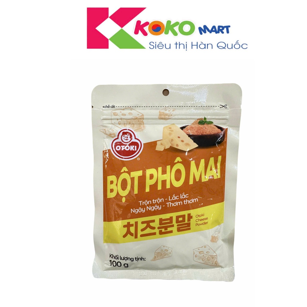 Bột gia vị phô mai lắc đồ ăn chiên nướng Otoki gói 100g