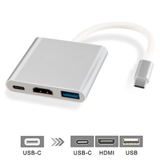 Hub Type C ra Hdmi, Usb, Type c PD hỗ trợ độ phân giải 4k - HPS