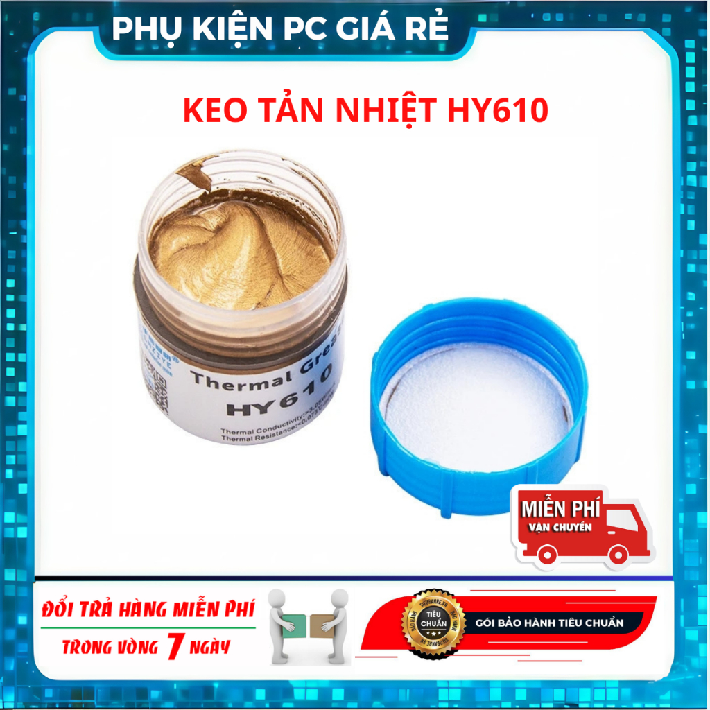 Keo Tản Nhiệt HY610 Dạng Lọ | Keo Cao Cấp Dẫn Nhiệt Cho CPU – VGA – Laptop – Máy Chơi Game