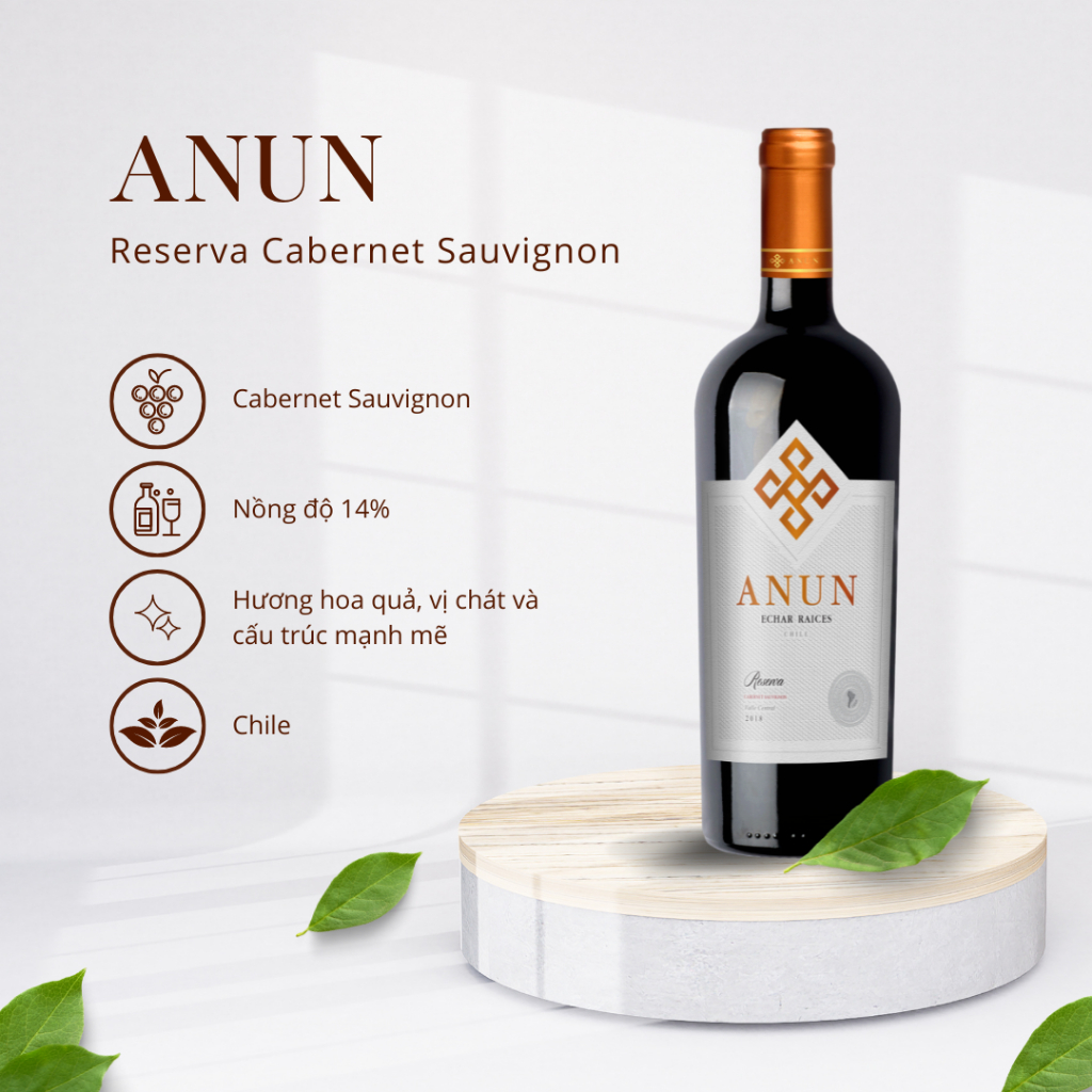 RƯỢU VANG ANUN RESERVA CABERNET