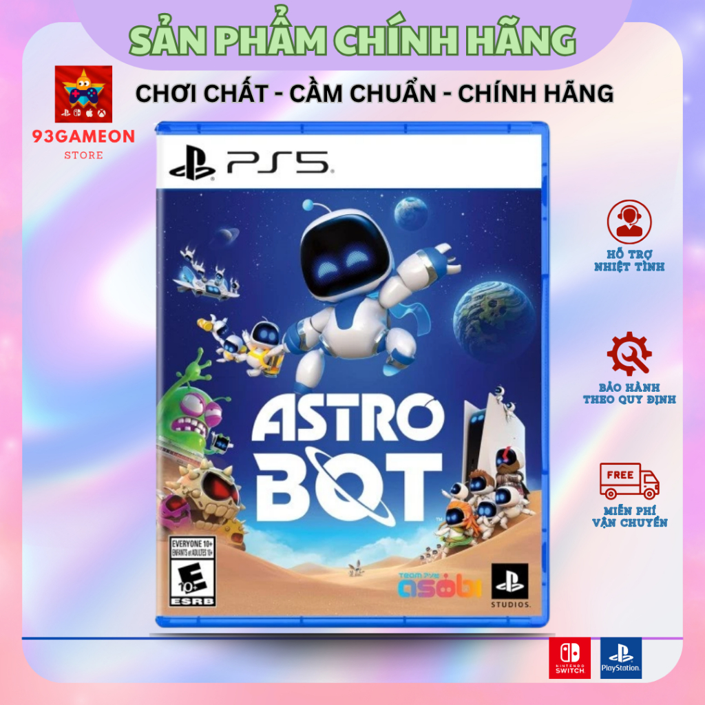 Đĩa Game PS5: ASTRO BOT Hỗ Trợ Tiếng Việt