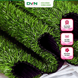 Thảm cỏ nhân tạo trang trí DVN thảm cỏ decor nhựa trải sàn 3cm như cỏ thật dùng để làm sân chơi, homestay