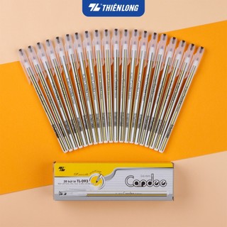 Combo 5/10 Bút bi nến Thiên Long TL-093 ngòi 0,6mm - Bút bi nến Candee, viết nến chính hãng