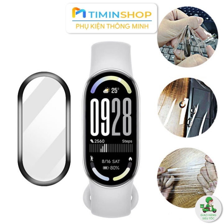 Miếng dán cho Miband 10/ 9/ 8/ 7/ 6/ 5 - trong suốt