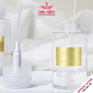 Lọ rỗng đựng nước lau gel tem vàng 300ml