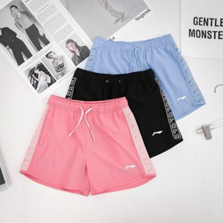 Quần đùi Nữ Li-Ning thiết kế 2 lớp vải thể thao mềm mát thích hợp pickleball, cầu lông và Chạy bộ