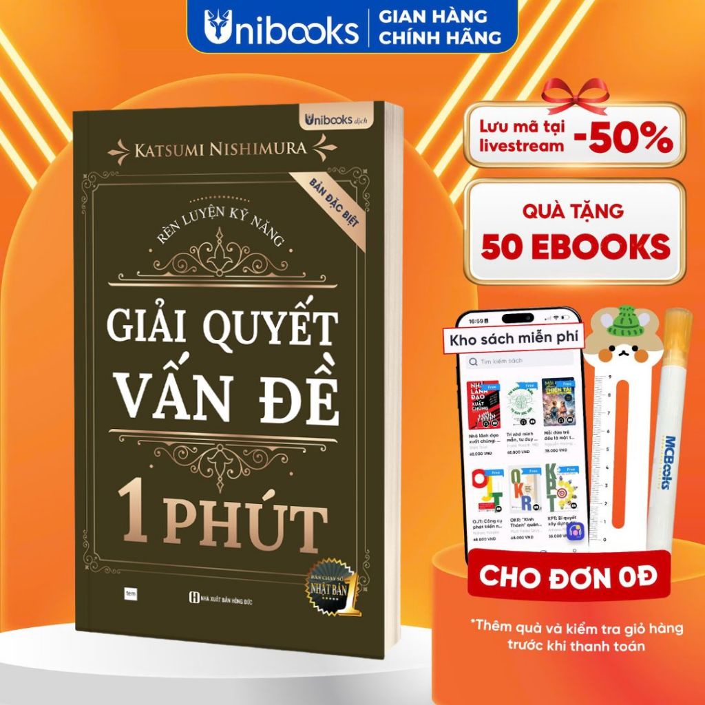 Sách - Rèn Kỹ Năng Giải Quyết Vấn Đề 1 Phút