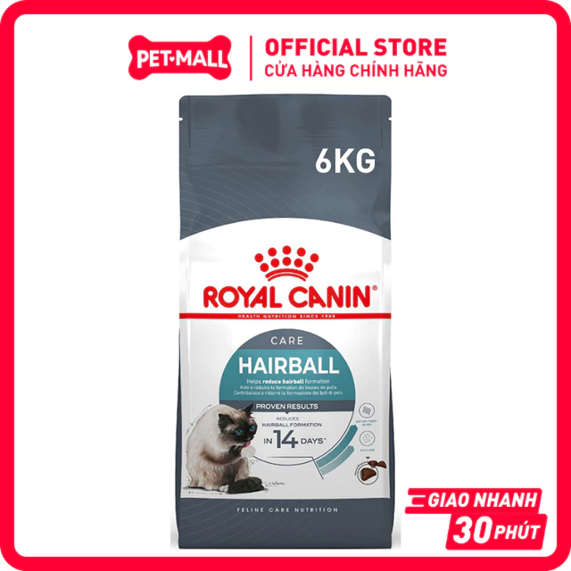 6kg / 10kg - Thức Ăn Mèo Royal Canin HAIRBALL Care - Tiêu giảm búi lông trong 14 ngày Petmall