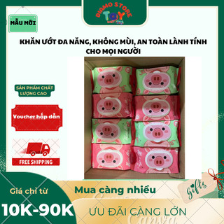 COMBO 2 HỘP Giấy Ướt Cho Bé Khăn Ướt Hoài An Không Mùi An Toàn Cho Da Em Bé 88430