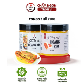 Sốt Trứng Muối Hoàng Kim Thích Cay 250g Sốt Bơ Chấm Bánh Mì Sốt Xào Ốc Sốt Chấm Hải Sản