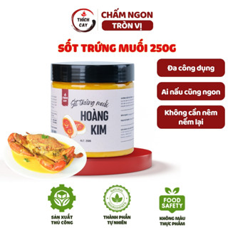 Sốt Trứng Muối Hoàng Kim Thích Cay 250g Sốt Bơ Chấm Bánh Mì Sốt Xào Ốc Sốt Chấm Hải Sản