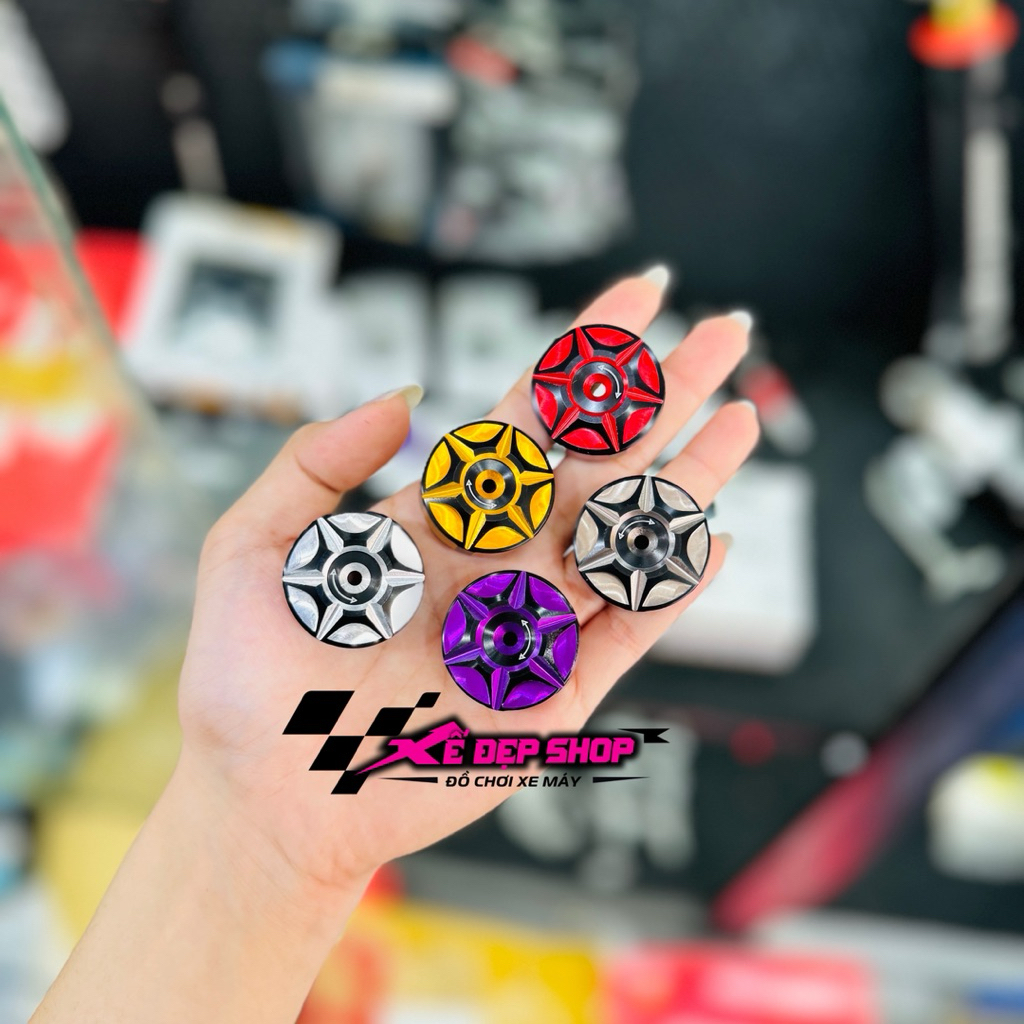 Núm tăng chỉnh phuộc Profender Ghracing - núm cnc bình dầu phuộc Profender hiệu Ghracing