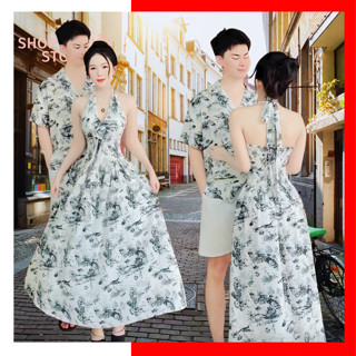 Set đồ đôi nam nữ COUPLE STORE - HÌNH THẬT- đồ đôi nam nữ, set couple đi biển, áo đôi nam nữ