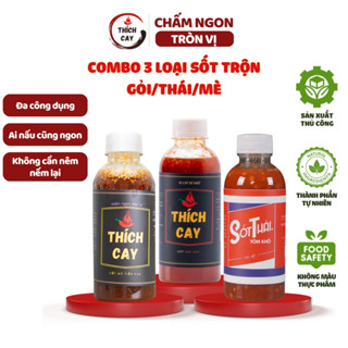 Sốt Trộn Gỏi Tiện Lợi Thích Cay Dùng Trộn Chân Gà Sốt Thái, Tôm Sốt Thái, Sốt Trộn Salad Chua Ngọt
