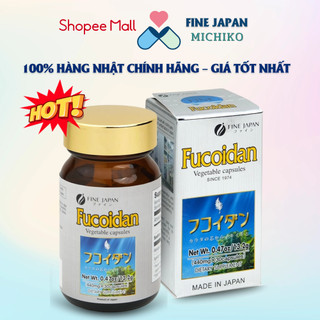  Viên uống hỗ trợ u.n.g t.h.ư tảo Okinawa Fucoidan xanh Fine Japan Fucoidan Nhật Bản 30 viên 