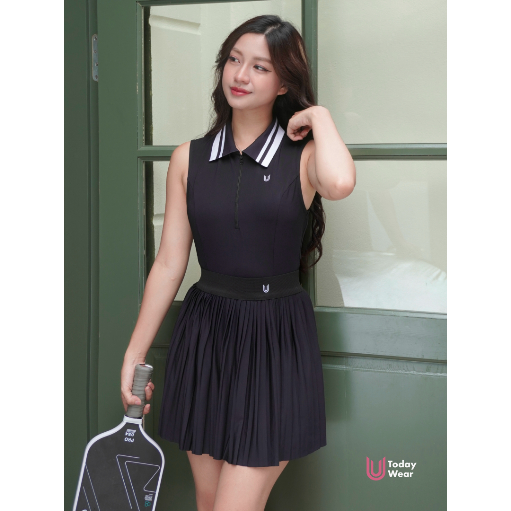 [Xả Hàng Giá Sốc] Áo thể thao cổ polo nữ Remi Top Today U Wear tập gym yoga, chạy bộ, cầu lông | BigBuy360 - bigbuy360.vn