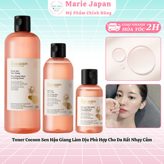 Toner Cocoon Sen Hậu Giang Làm Dịu Phục Hồi Đa Nhiệm Cho Da Rất Nhạy Cảm