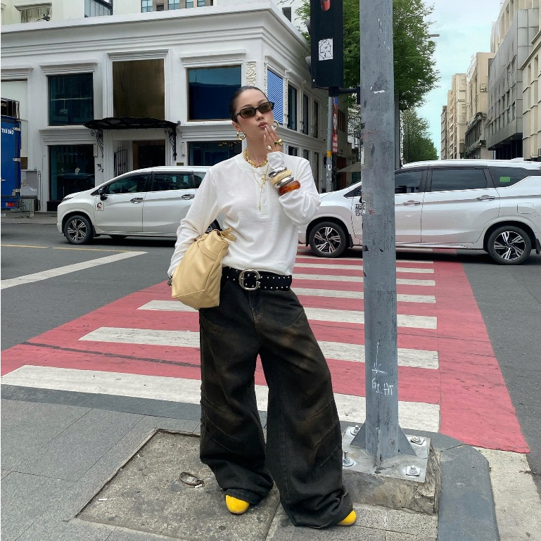 Bad Choices | Áo thun tay dài Henley RAWNECK Tee form ôm | BigBuy360 - bigbuy360.vn