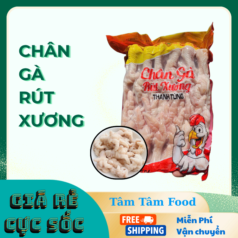 [ Hỏa tốc HCM ] 1kg Chân gà rút xương Net 9 ( 32-44 chân ) tươi ngon, Chân to, trắng đẹp