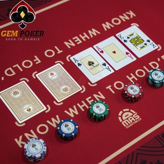 BÀI GEM POKER ONYX & MUSTARD® 100% PLASTIC CAO CẤP
