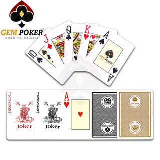 BÀI GEM POKER ONYX & MUSTARD® 100% PLASTIC CAO CẤP