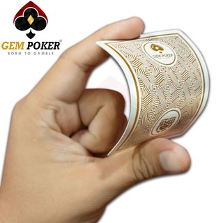 BÀI GEM POKER ONYX & MUSTARD® 100% PLASTIC CAO CẤP