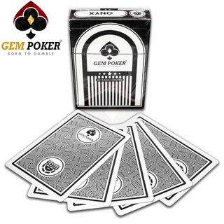 BÀI GEM POKER ONYX & MUSTARD® 100% PLASTIC CAO CẤP
