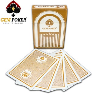 BÀI GEM POKER ONYX & MUSTARD® 100% PLASTIC CAO CẤP