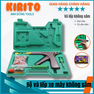Bộ Dụng Cụ Vá Lốp Không Săm Xe Máy Xe Tay Ga, Vá Nhanh Cho Xe Tiện Lợi, Dễ Sử Dụng
