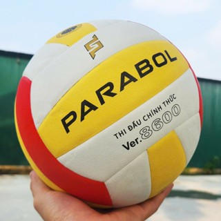 Bóng Chuyền Da Chính Hãng Parabol ver.8600 - Tặng bộ phụ kiện - Quả bóng chuyền cho dân bán chuyên