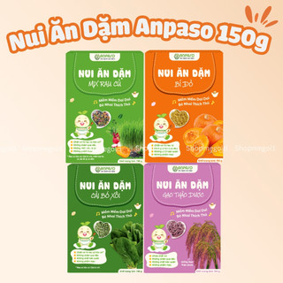  Nui Ăn Dặm Rau Củ Hữu Cơ Cho Bé Anpaso 150g Tăng Cường Dinh Dưỡng Mì Nui Ăn Dặm Cho Bé Organic Cho Bé Từ 6 Tháng 