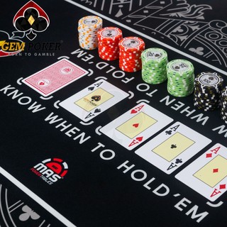 BÀI GEM POKER MOSAIC CAYENNE® 100% PLASTIC