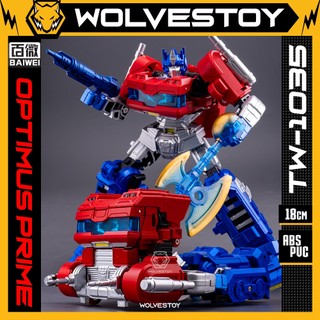  Mô Hình Baiwei TW-1035 Optimus Prime Transformers One 2024 Robot Biến Hình 18cm 