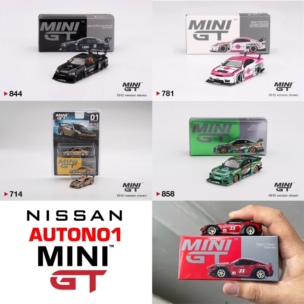 Mô hình xe Nissan Z NISMO GT3 S15 LB-Super Silhouette SILVIA  Nismo GT500 (S15) Rocket Bunny box car