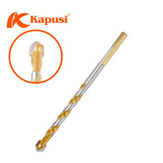 Combo Mũi Khoan Đa Năng Kapusi Chuôi Lục Giác Thép CRV Khoan Gạch Gỗ Kính Kim Loại (Vàng/Cam)
