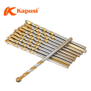 Combo Mũi Khoan Đa Năng Kapusi Chuôi Lục Giác Thép CRV Khoan Gạch Gỗ Kính Kim Loại (Vàng/Cam)