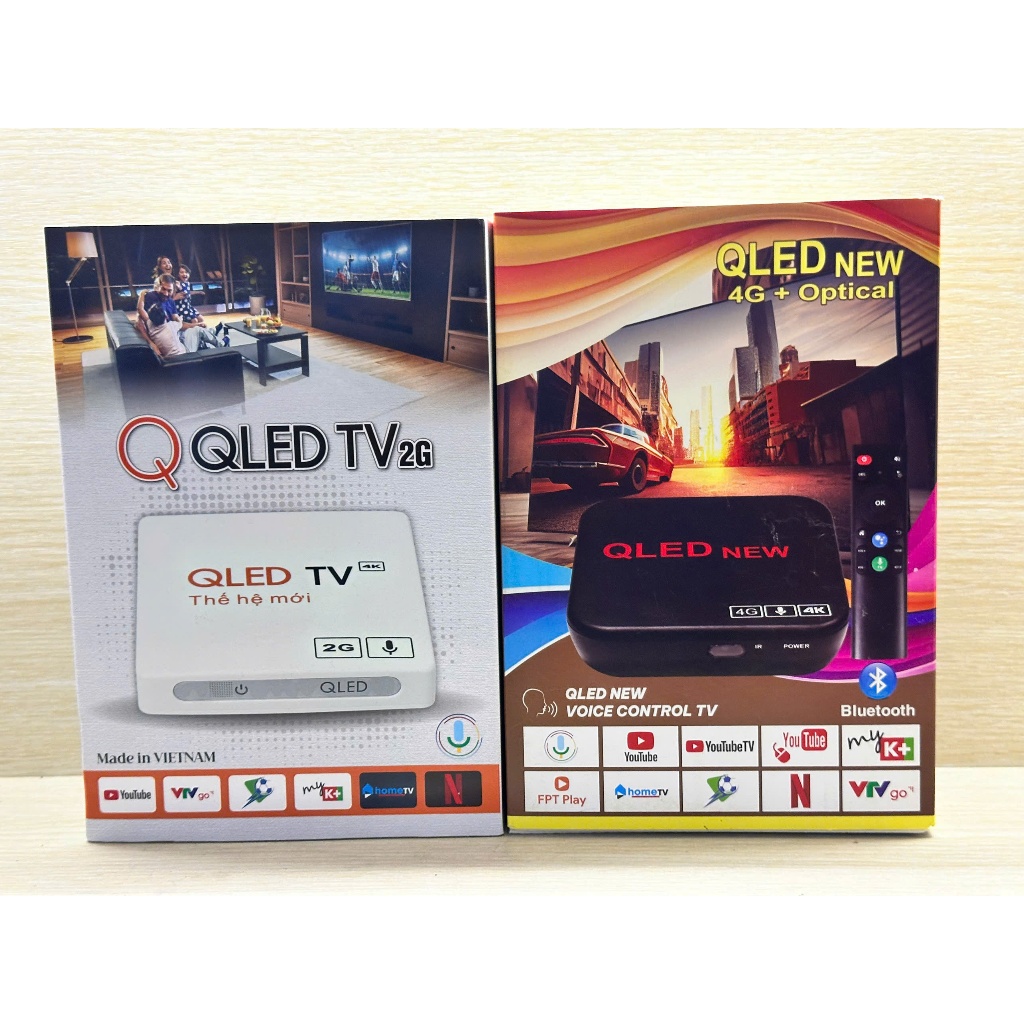 Tivi box Qled 2GB / 4GB có điều khiển giọng nói