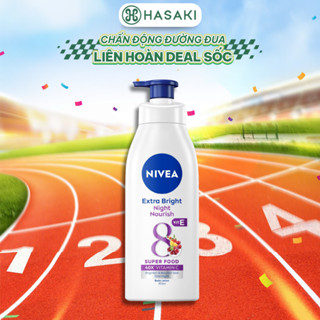 [DAILY] Sữa Dưỡng Thể Nivea Sáng Da Ban Đêm Từ 8 Super Food 350ml Hasaki Sản Phẩm Chính Hãng