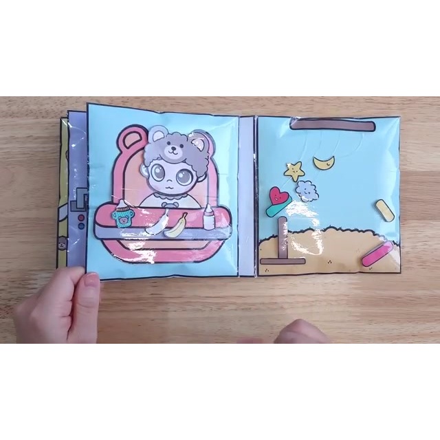 Nhà Squishy chăm sóc em bé baby