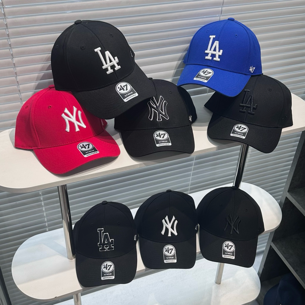 [Bao Check Chính Hãng💯] Nón 47 Brand MVP Logo LA  Trắng, Hàng Chính Hãng Full Tem Code - Ship Hỏa Tố