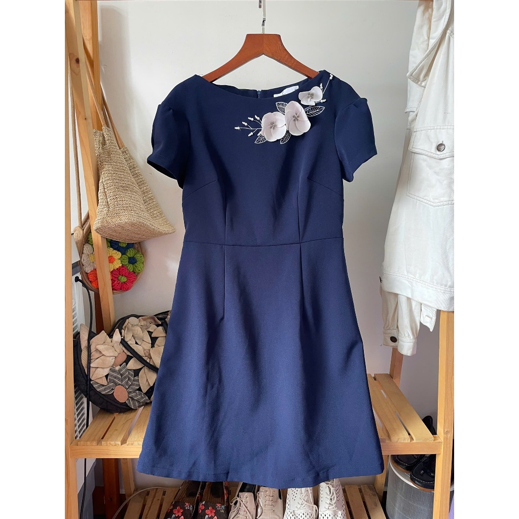 (Thanh lý đồ cá nhân) Đầm đính hoa Citi Mode