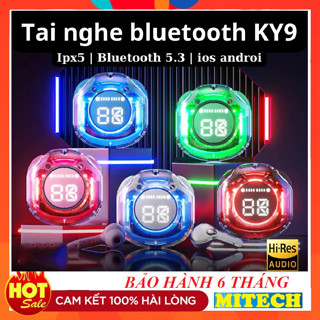 Tai Nghe Bluetooth  KY9 Ultrapods Pro V5.3  nhét taiTWS mini âm nhạc HIFI có micrô HOT HOT-VINATECH