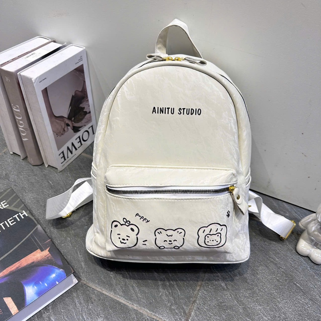 Balo Thời Trang Nam Nữ Da Nhung Quai Bản To Vừa A4 Siêu Hot TN217 | BigBuy360 - bigbuy360.vn