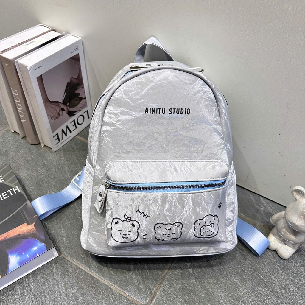 Balo Thời Trang Nam Nữ Da Nhung Quai Bản To Vừa A4 Siêu Hot TN217 | BigBuy360 - bigbuy360.vn